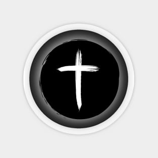 Christian Cross Solar Eclipse - Black Edition Sticker